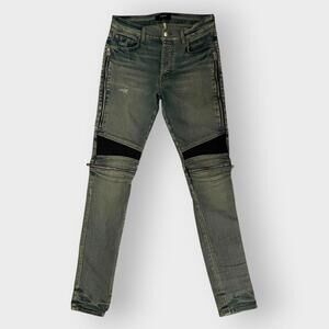 ICONIC! Amiri Zipper Biker Jeans Size 32